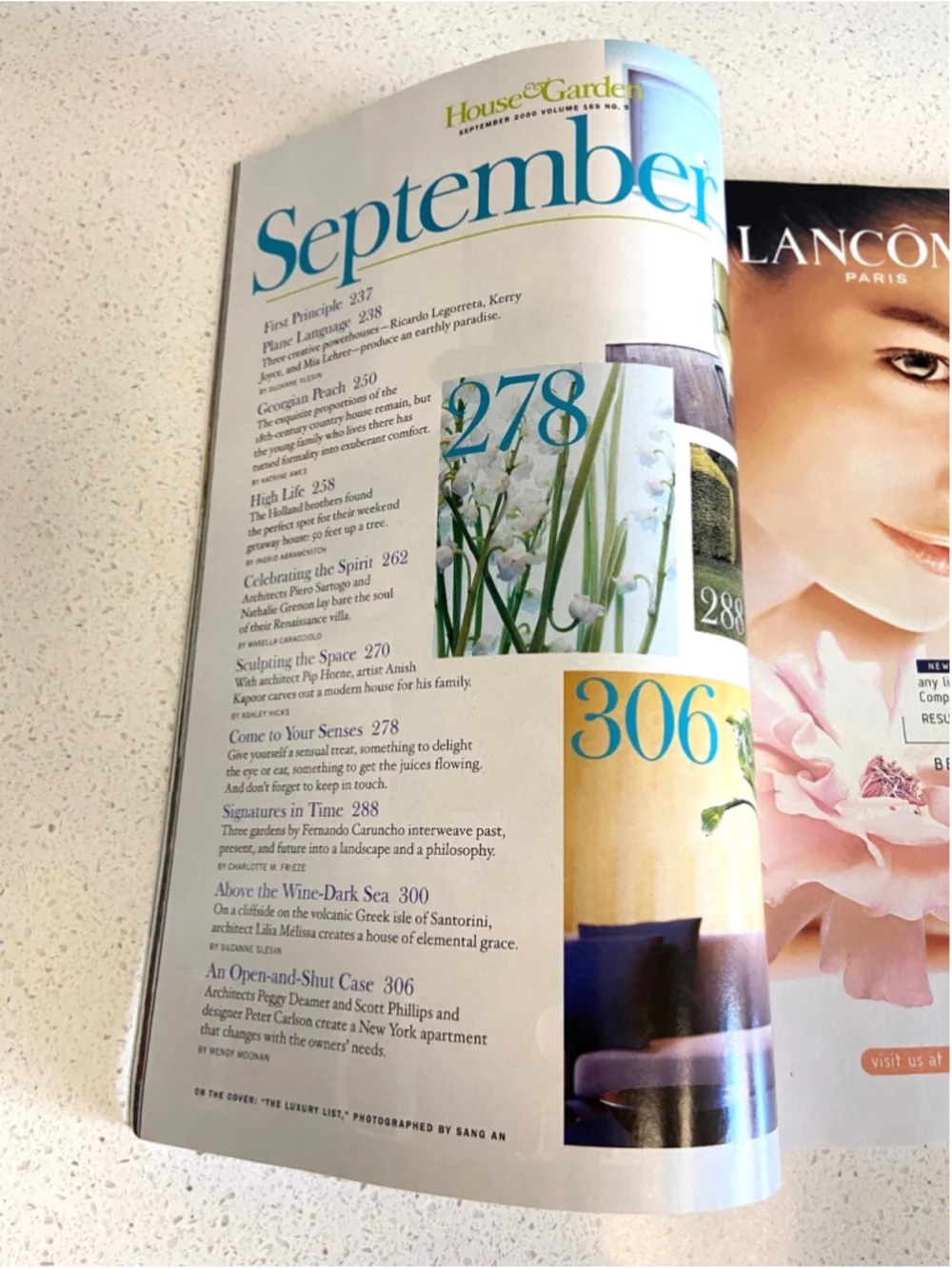 House & Garden Magazine September 2000 Special Issue - Luxury & Simple Design